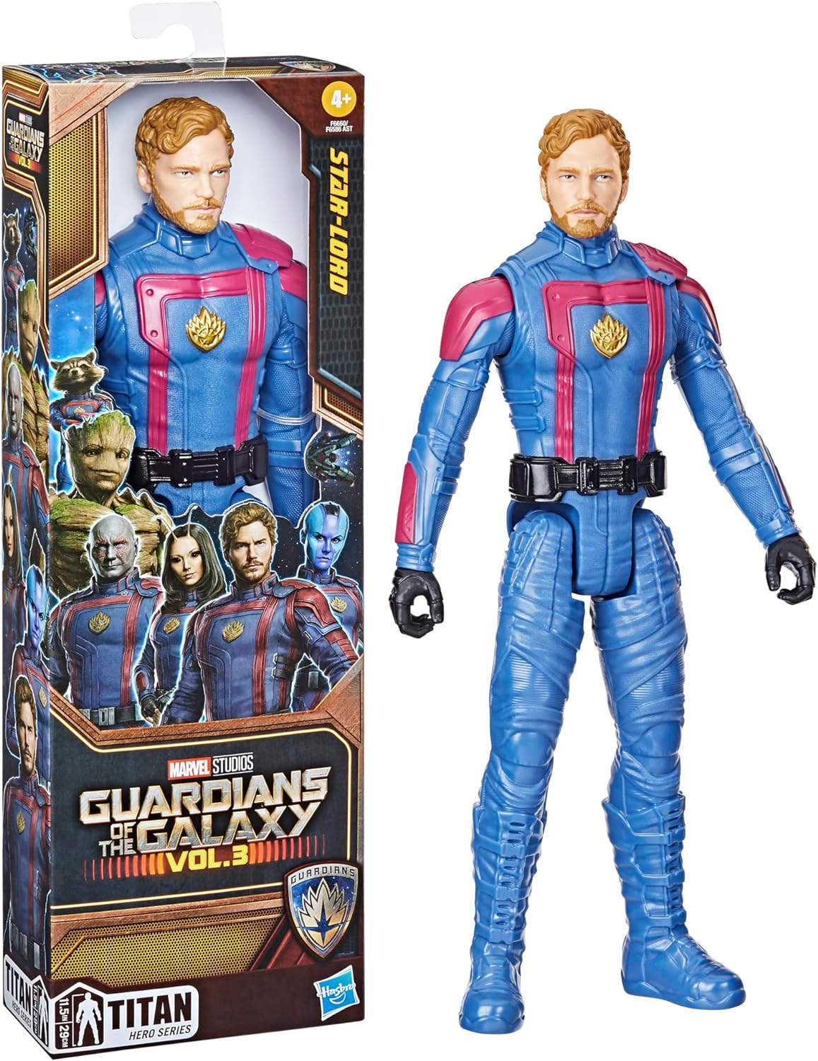 Marvel Guardians of The Galaxy Vol. 3 Titan Hero Series Star-Lord 12" Action Figure