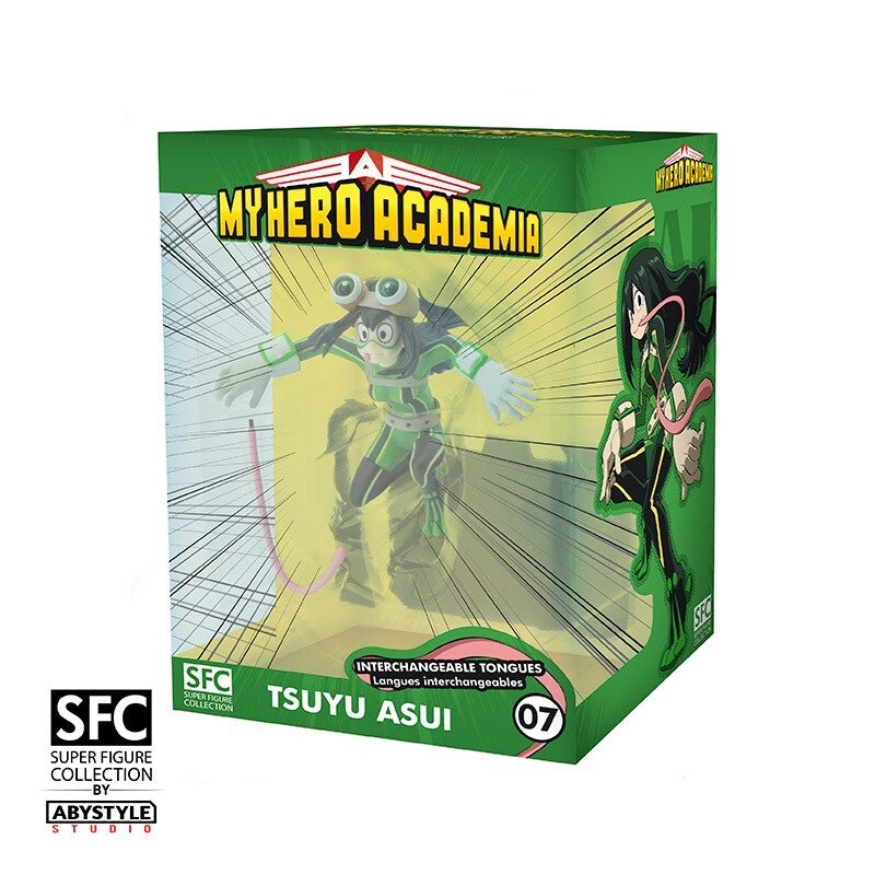 Abystyle My Hero Academia Super Figure Collection Tsuyu Asui Floppy Figurie 16.5cm