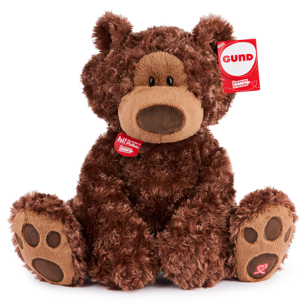 Gund Bear: Philbin Dark Brown x Forever Friends Large Plush 45cm