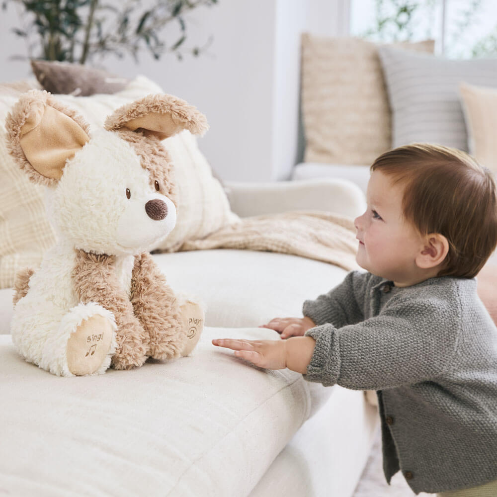 GUND Peeki the Puppy Animated Plush 30cm