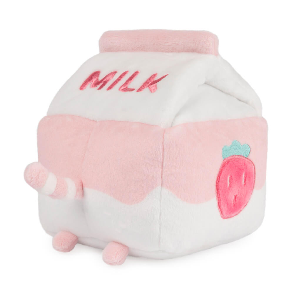 Pusheen Sips Strawberry Milk Plush 12cm