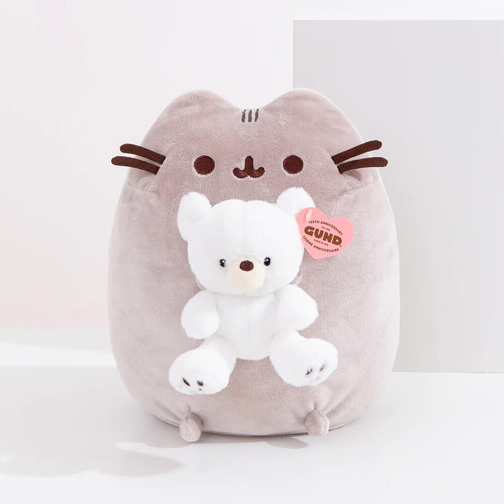 Pusheen x Gund 125 Year Anniversary Kai Bear Collab 24cm Plush