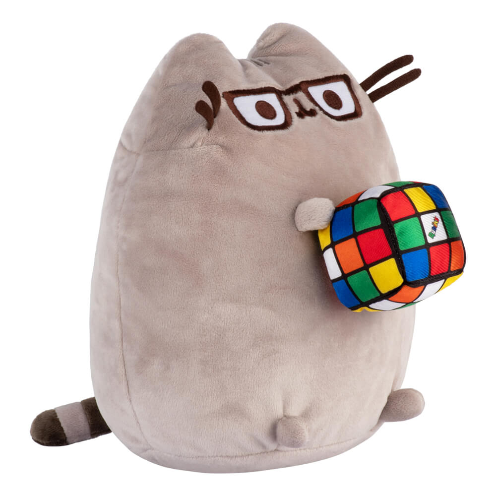 Gund x Rubiks Cube 50th Anniversary Pusheen Plush 24cm