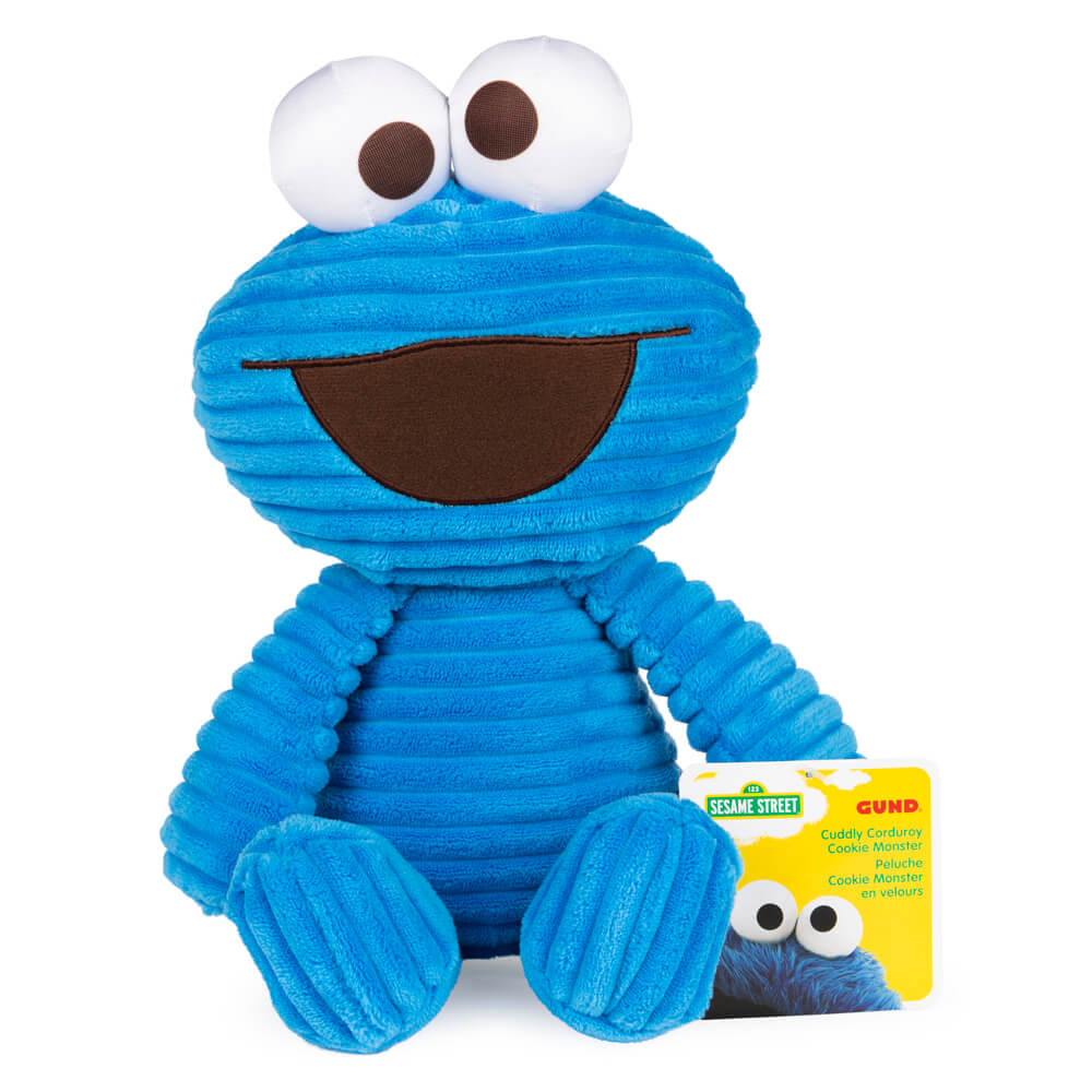 Sesame Street Cuddly Corduroy - Cookie Monster 28cm Plush