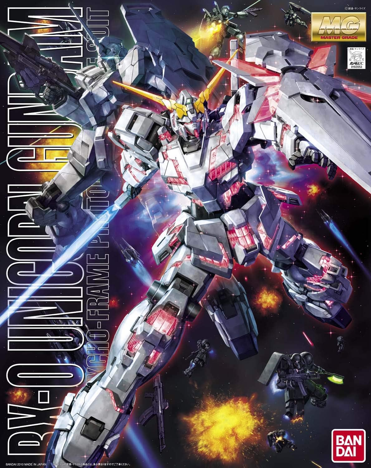 Bandai Gundam MG Unicorn Gundam Screen Image Model Kit