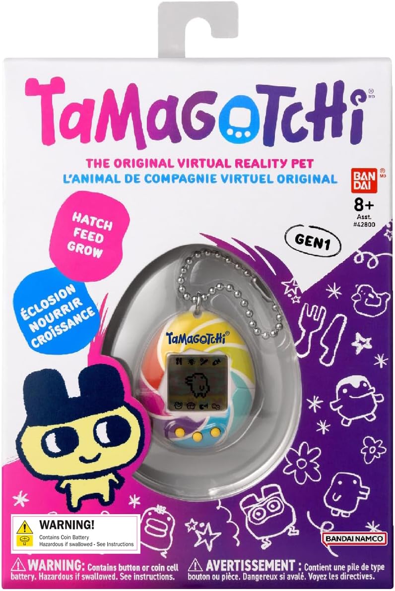 Genuine Bandai Tamagotchi Gen 1 - Candy Swirl
