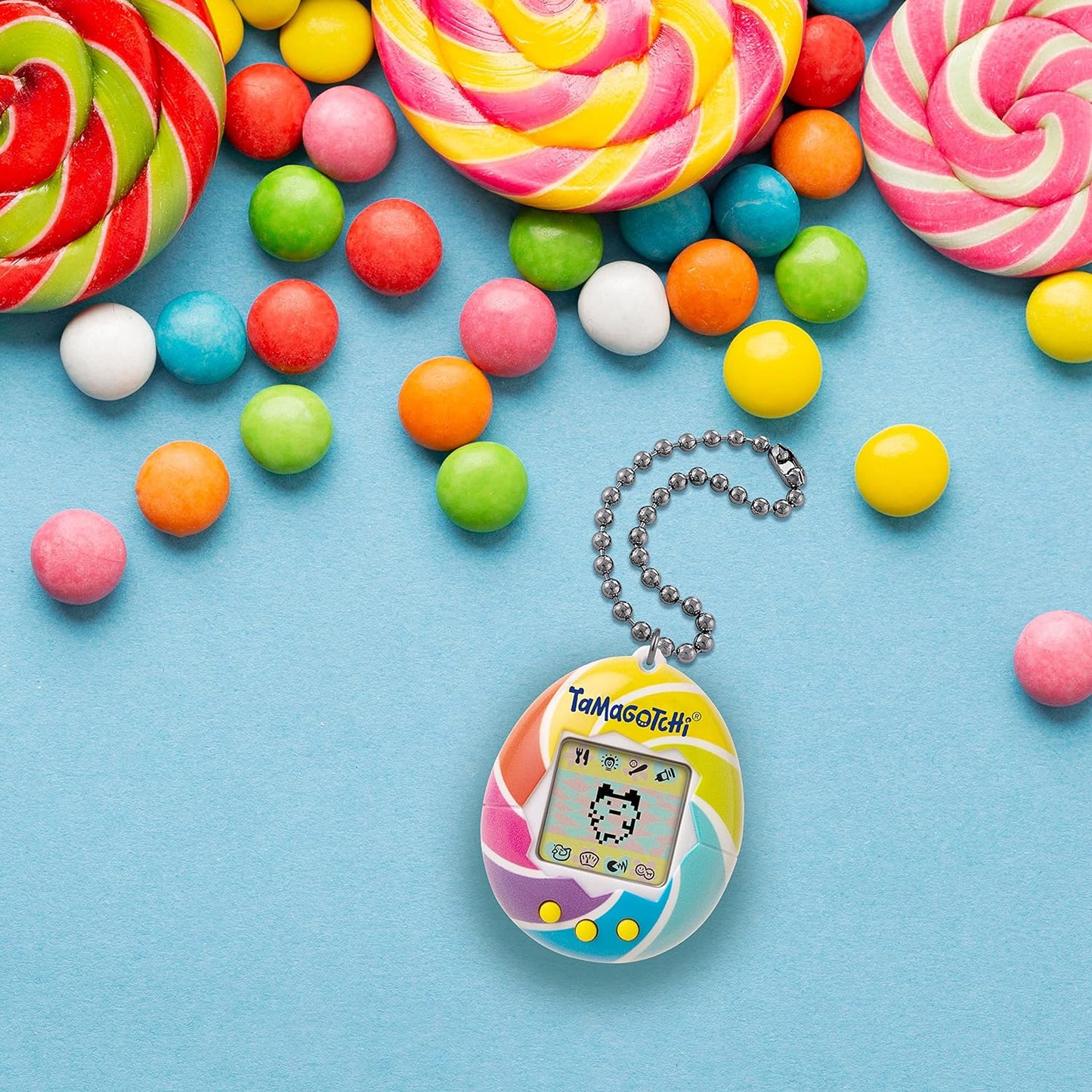 Genuine Bandai Tamagotchi Gen 1 - Candy Swirl