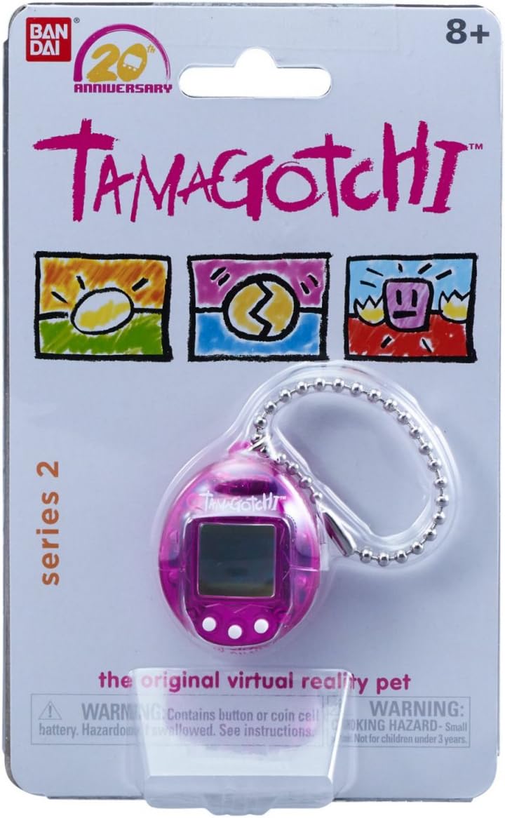 Bandai Chibi Mini Tamagotchi - Purple & White