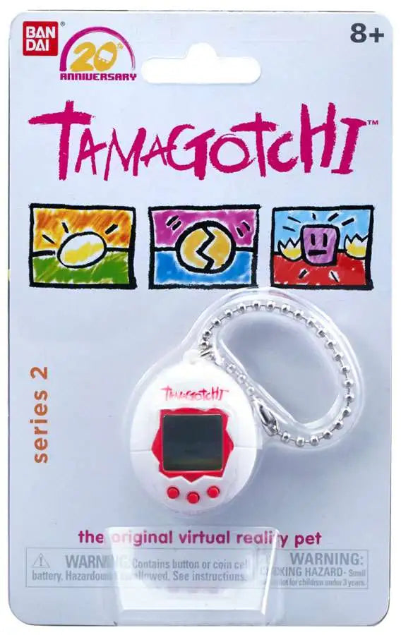 Bandai Chibi Mini Tamagotchi - White & Red