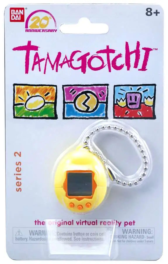 Bandai Chibi Mini Tamagotchi - Yellow & Orange