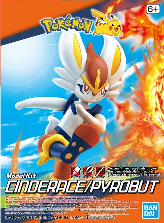 Bandai Pokemon Model Kit - Cinderace