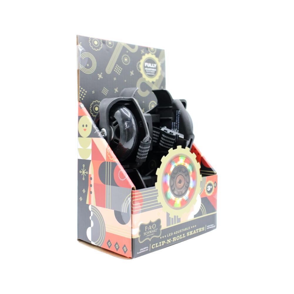 FAO Schwarz Clip N Roll Skates - Shoe Skates in Black