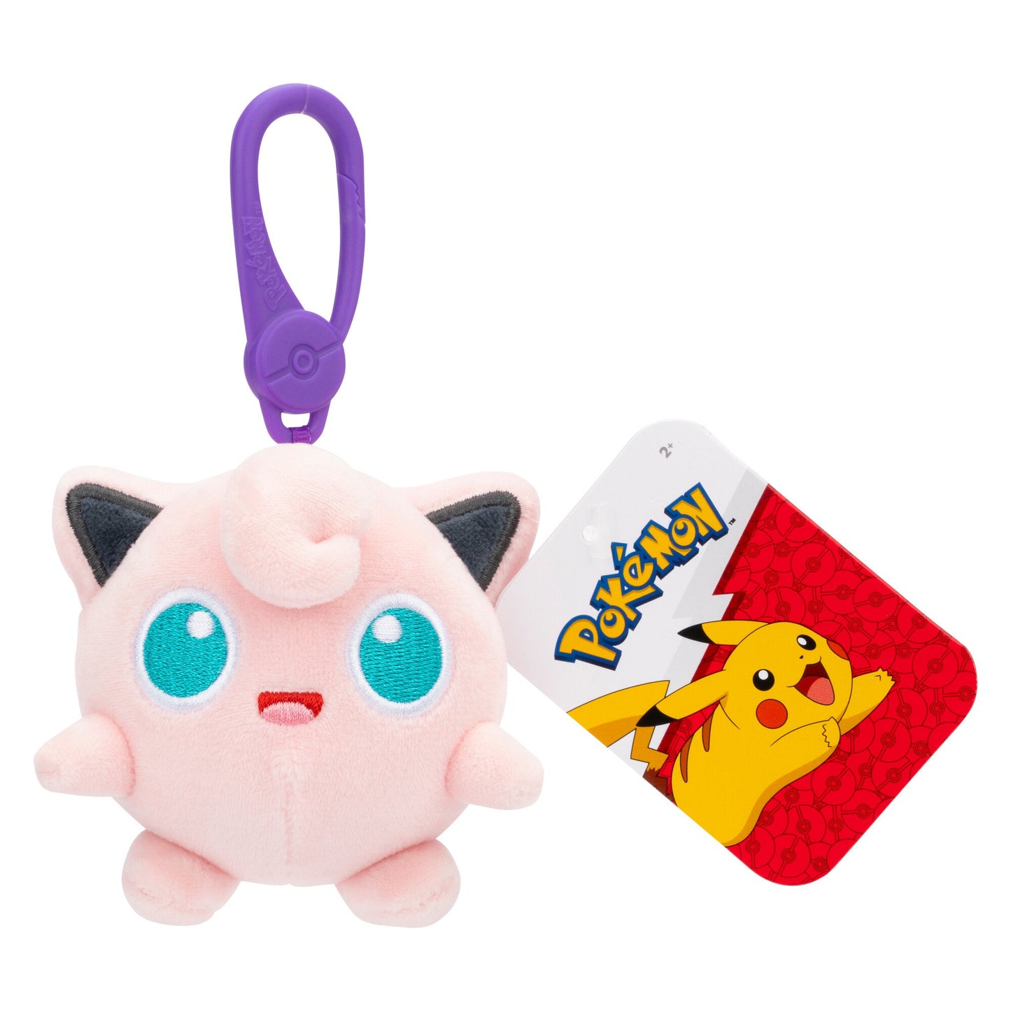 Jazwares Pokemon Clip on Plush 3.5" 8cm - Jigglypuff