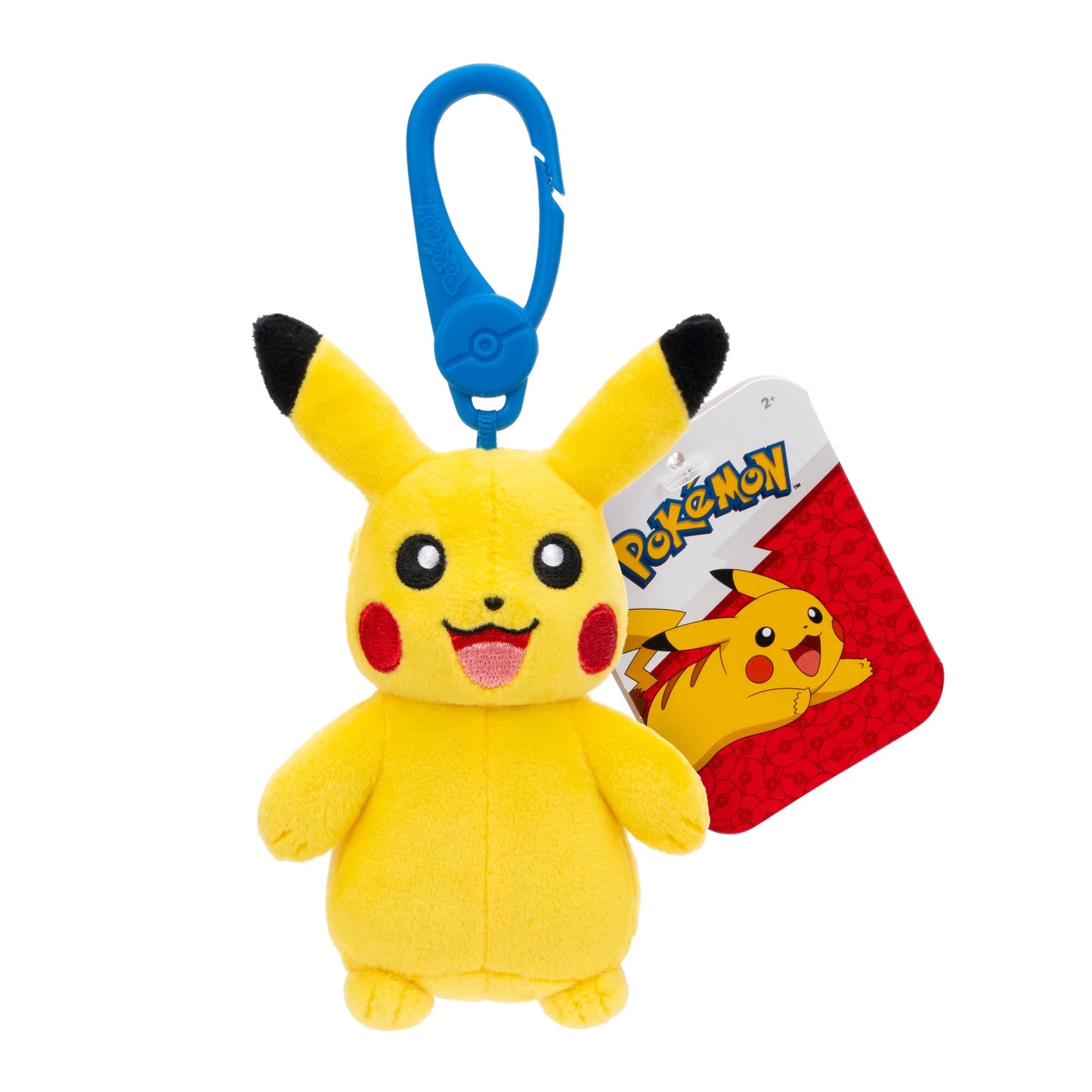 Jazwares Pokemon Clip on Plush 3.5" 8cm - Pikachu
