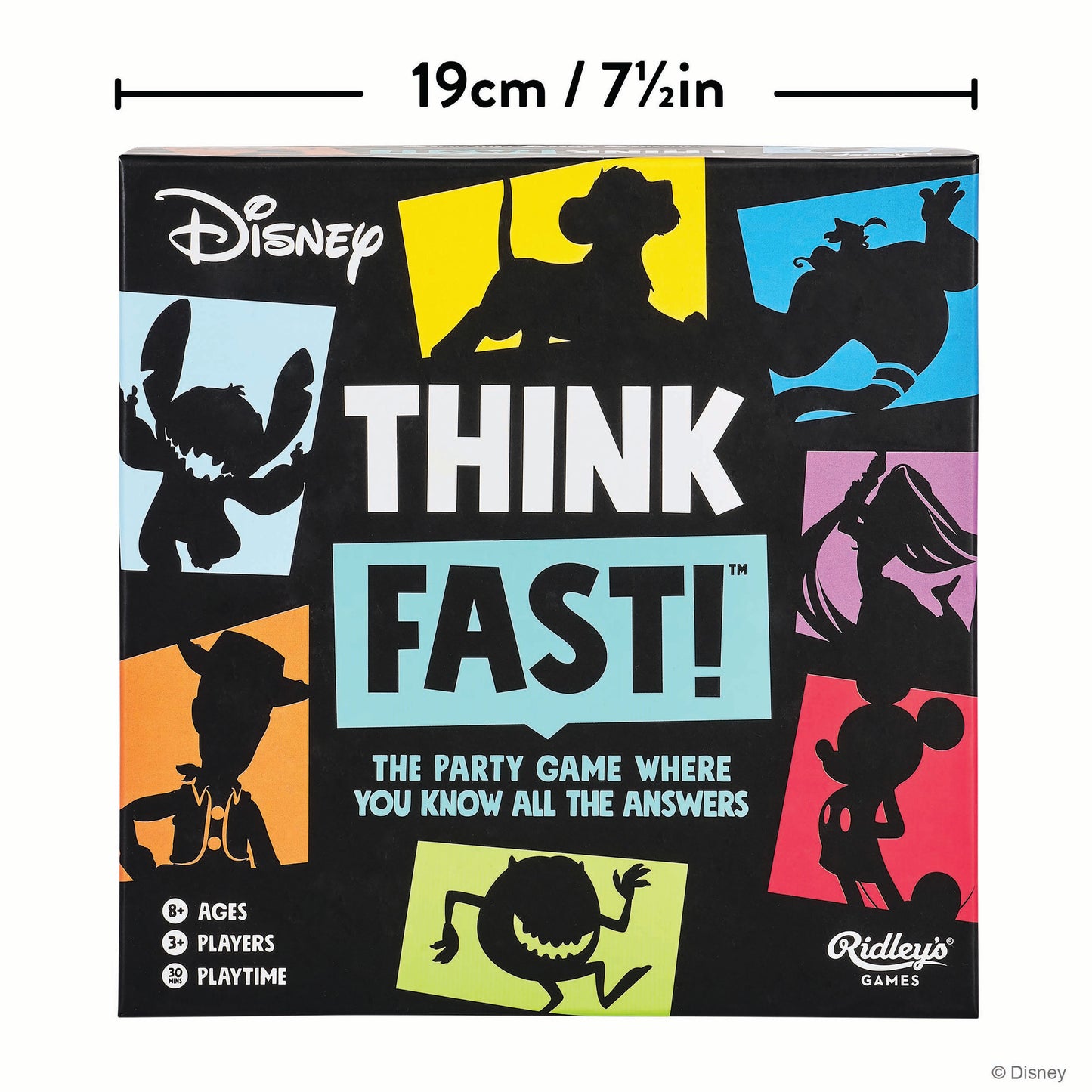 Ridley's Disney Think Fast Party Trivia Game