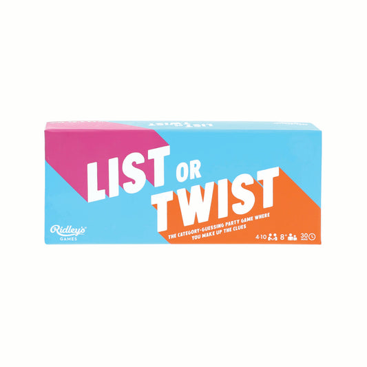 Ridley's List or Twist Game - What Am I?