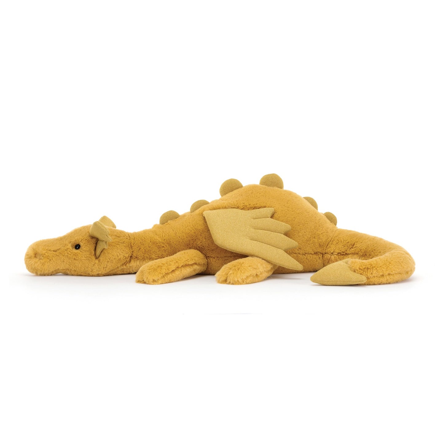 Jellycat Golden Dragon Huge Gold & Glitter Plush 99cm Long