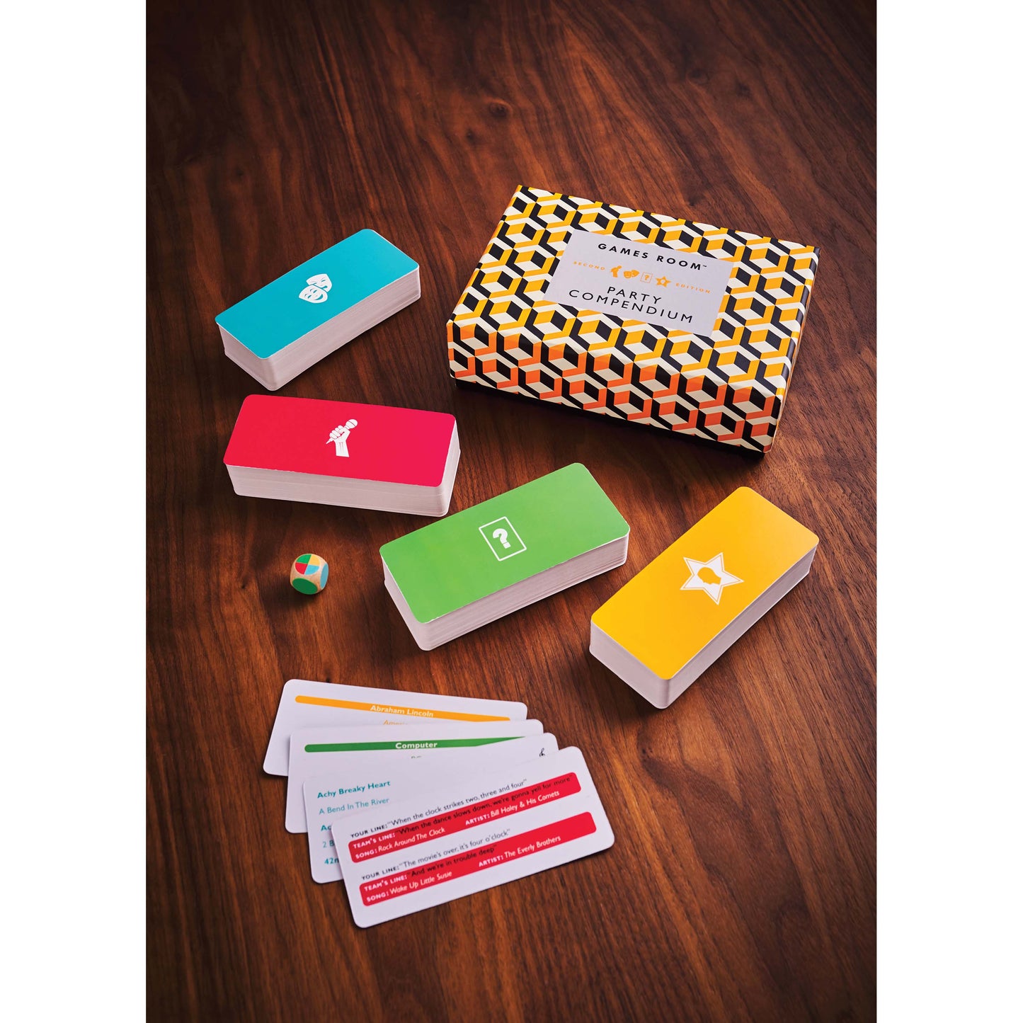 Games Room Party Quiz Compendium - 4 Games in 1 Box