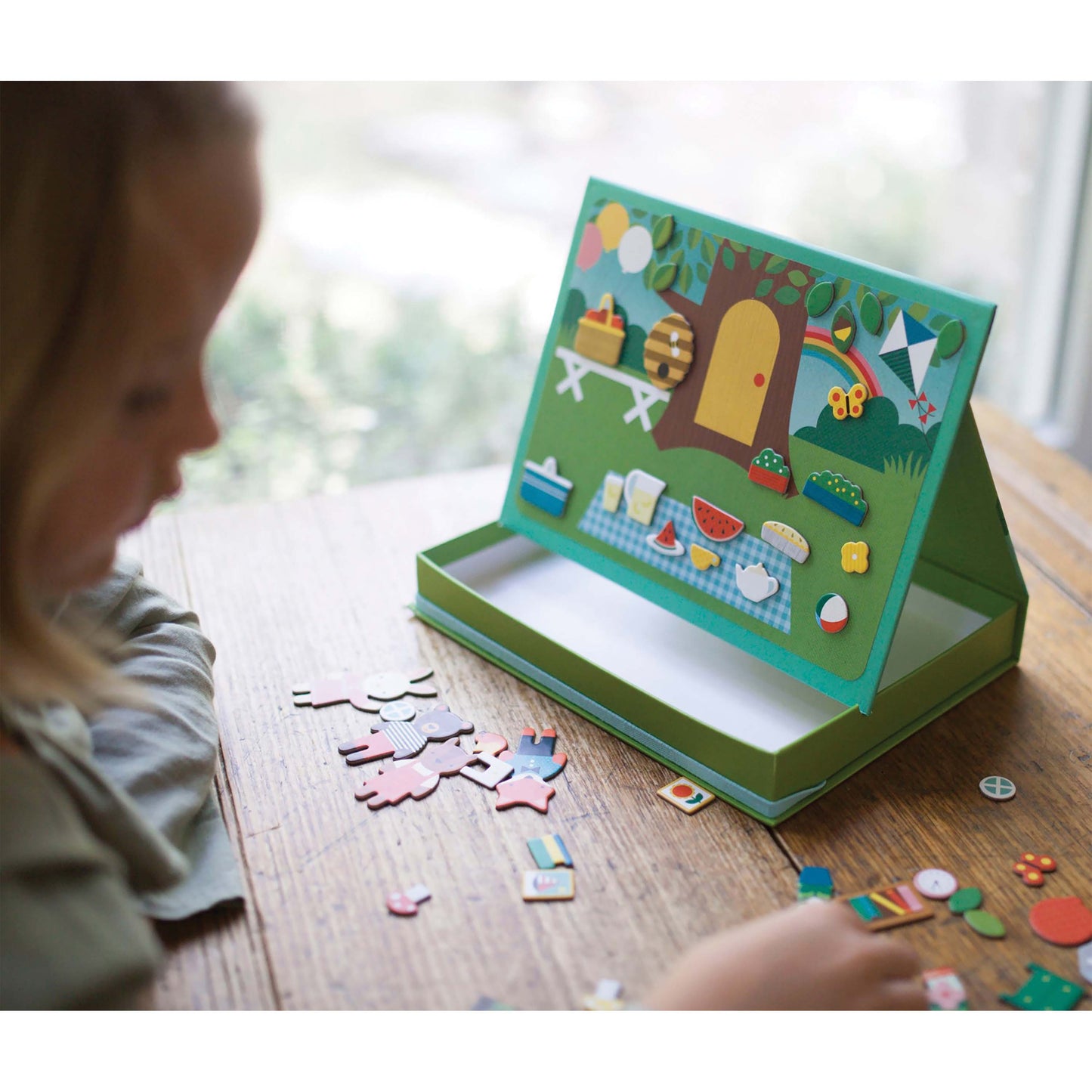 Petit Collage Treehouse Party Magnetic Play Scene