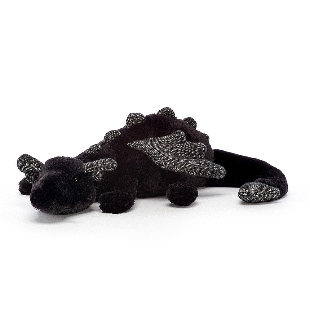 Jellycat Onyx Dragon Little Plush 26cm Long