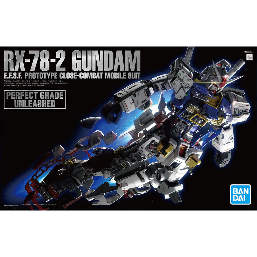 Bandai Gundam PG 1/60 Unleashed RX-78-2 Gundam Model Kit