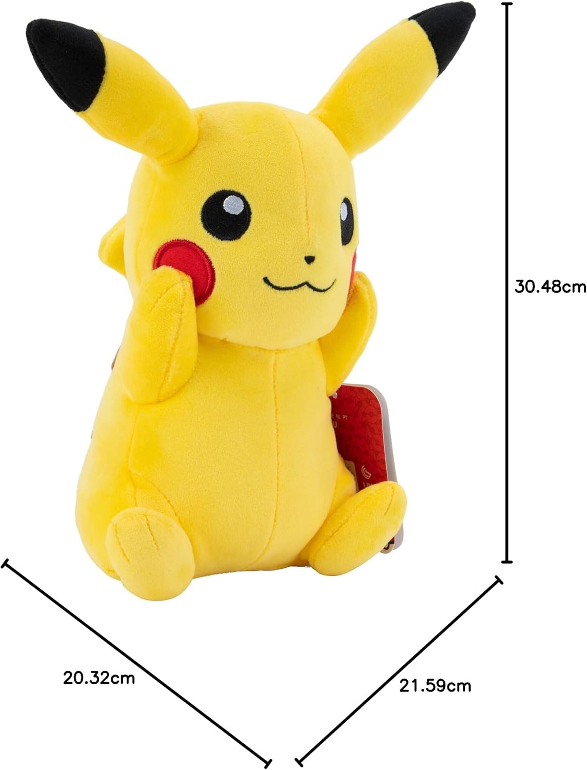 Pokemon Official & Premium Quality 8" 20cm Plush - Pikachu