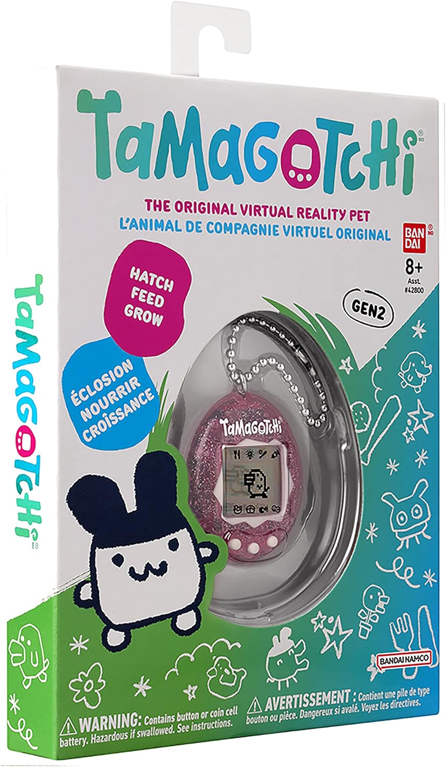 Genuine Bandai Tamagotchi Gen 2 - Pink Glitter
