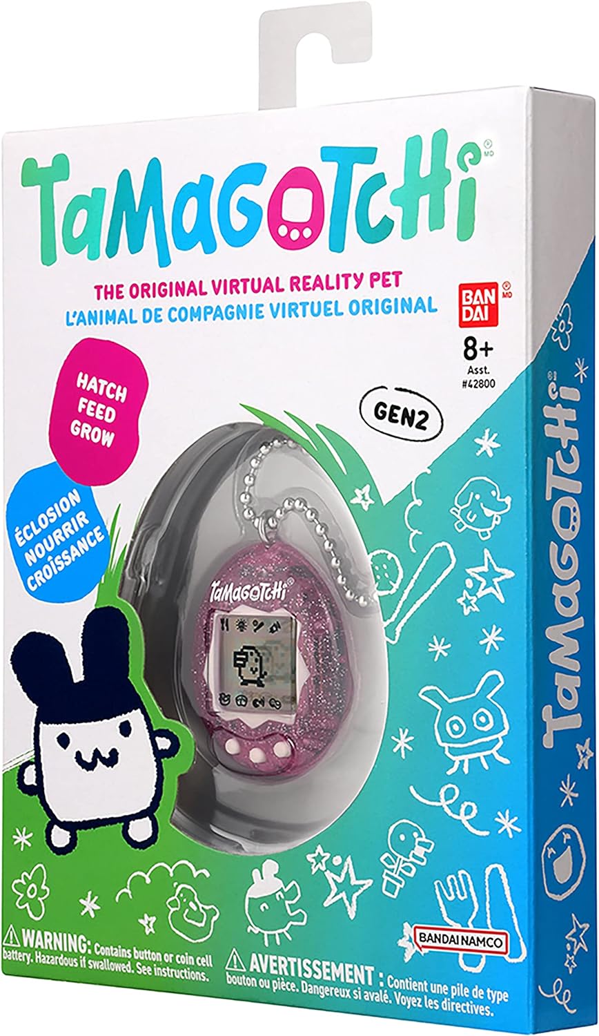 Genuine Bandai Tamagotchi Gen 2 - Pink Glitter