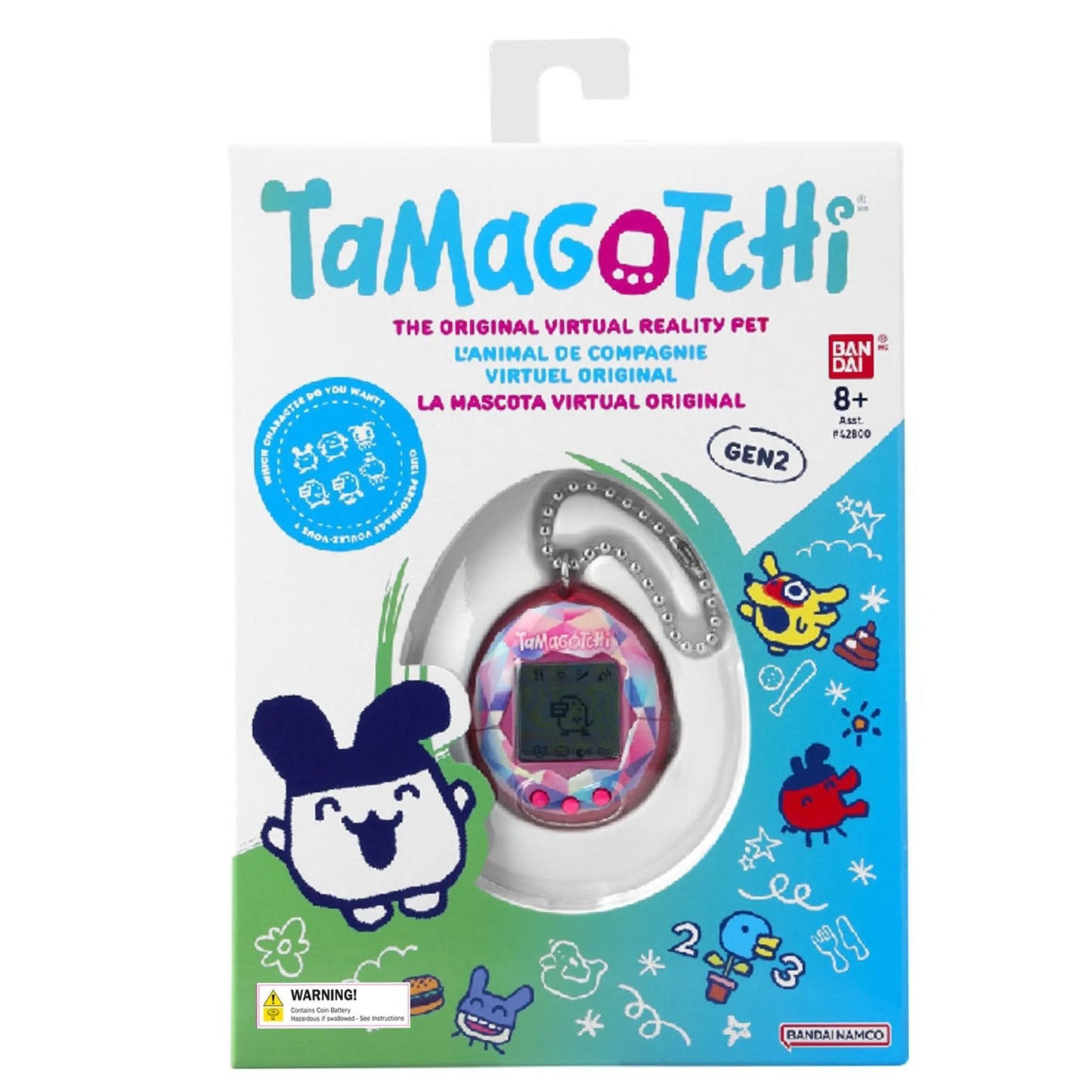 Bandai Tamagotchi Gen 2 - Pink Treasure Jewel