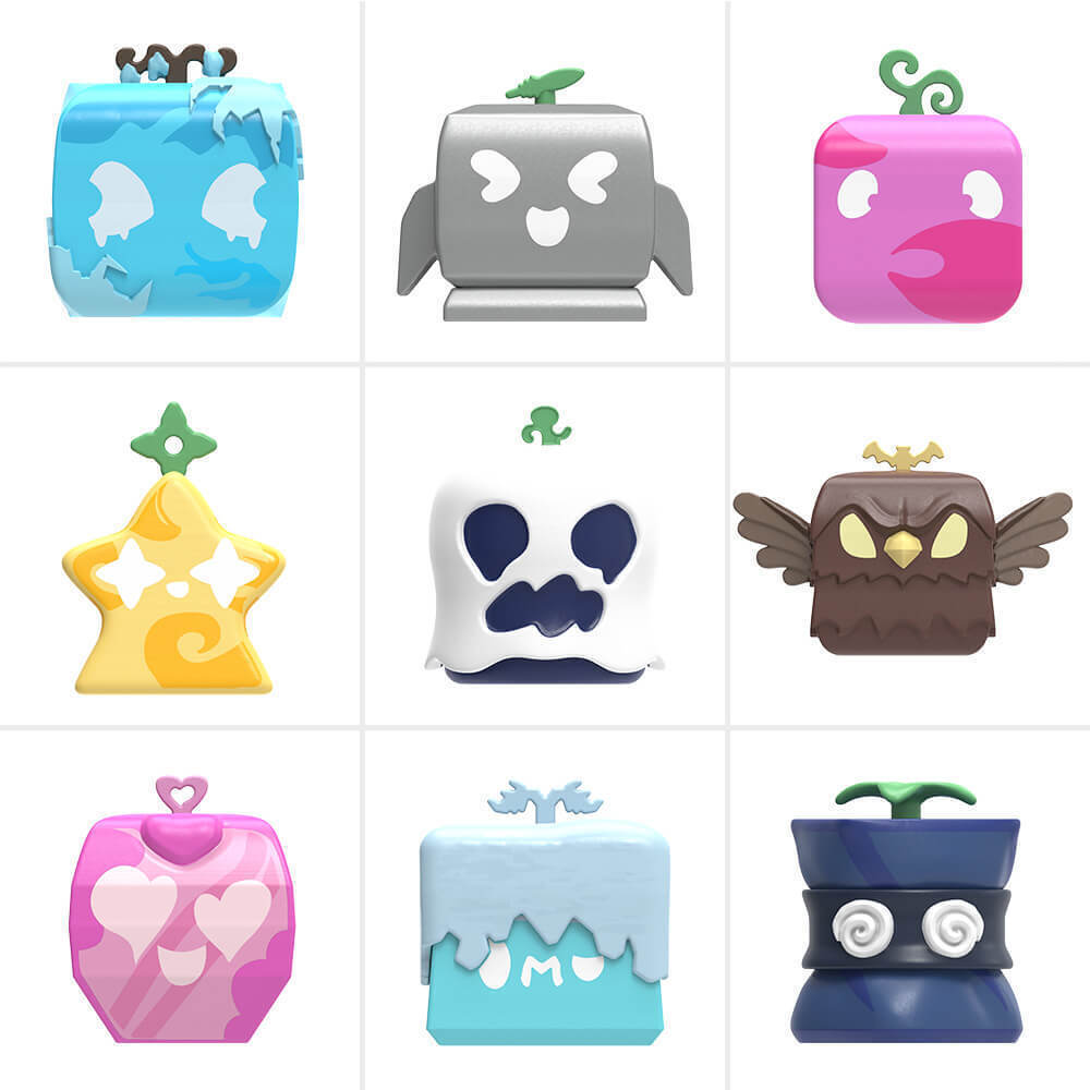 Blox Fruits 4cm Mini Figure 2-Pack with DLC Code - Assorted