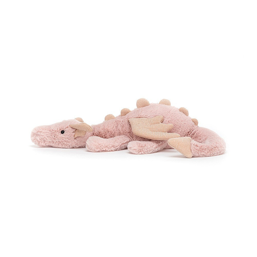 Jellycat Rose Dragon Little Plush 26cm Long