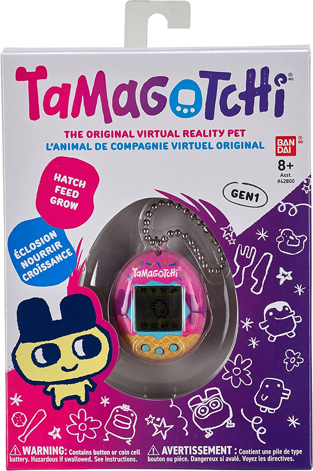Genuine Bandai Tamagotchi Gen 1 - Ice Cream