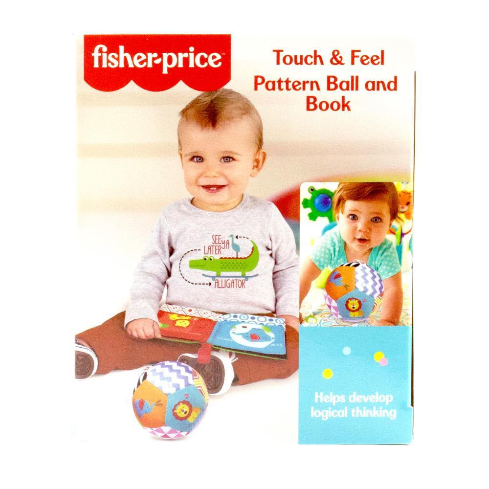 Fisher Price Touch & Feel Pattern Ball and Book