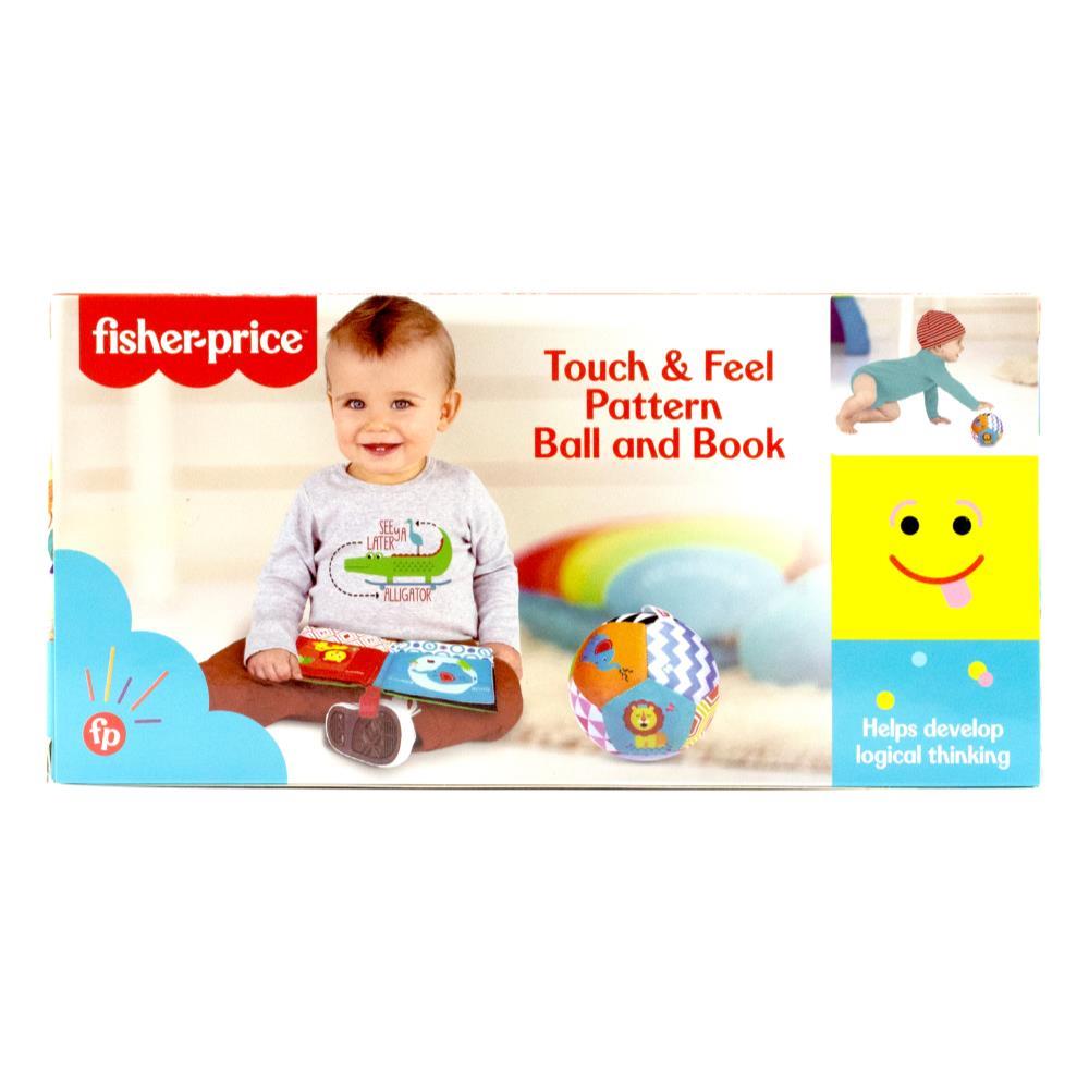 Fisher Price Touch & Feel Pattern Ball and Book