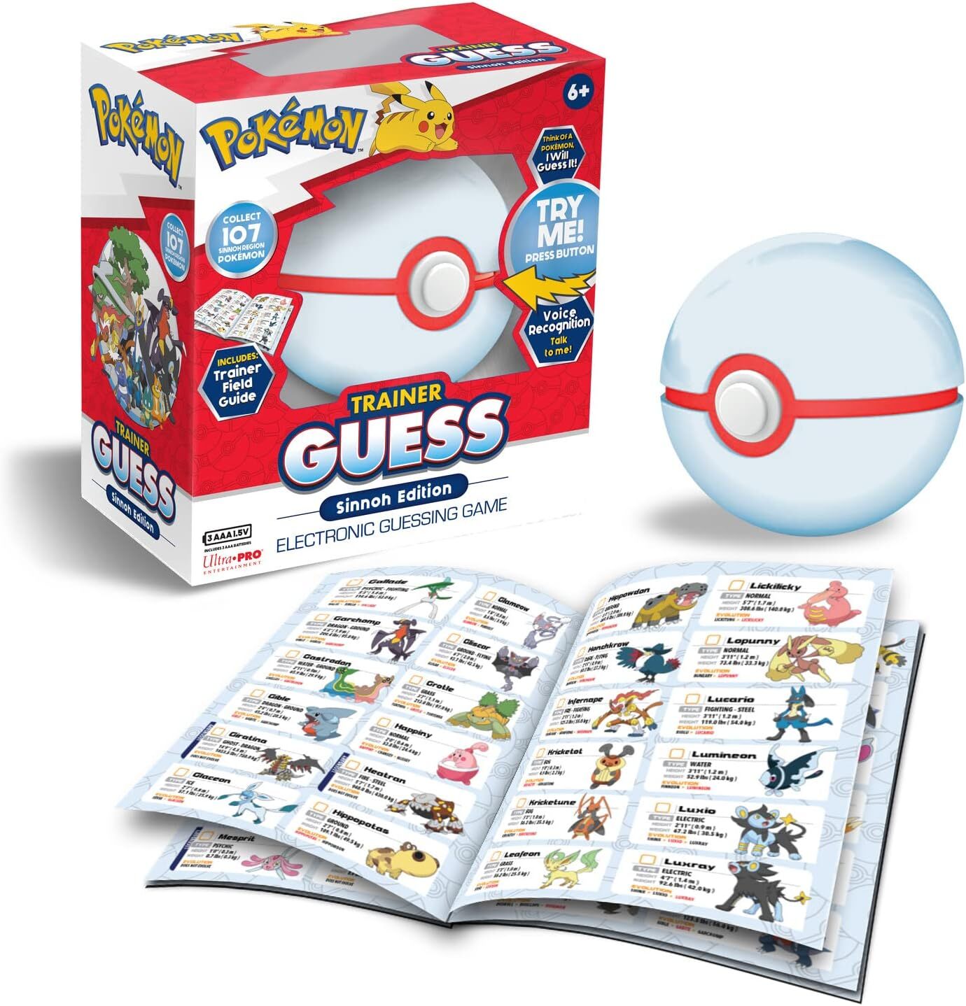 Pokemon Trainer Electronic Guessing Game - Sinnoh Edition