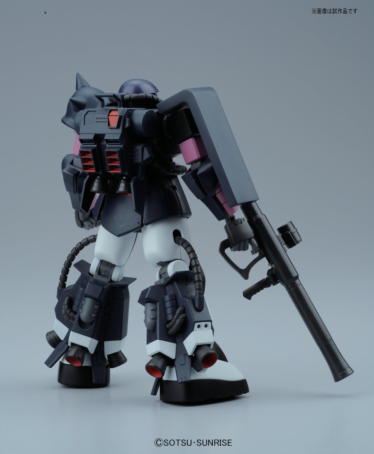 Bandai Gundam - 1/144 HGUC MS-06R-1A Zaku II (Black Tri-Stars Color) Model Kit