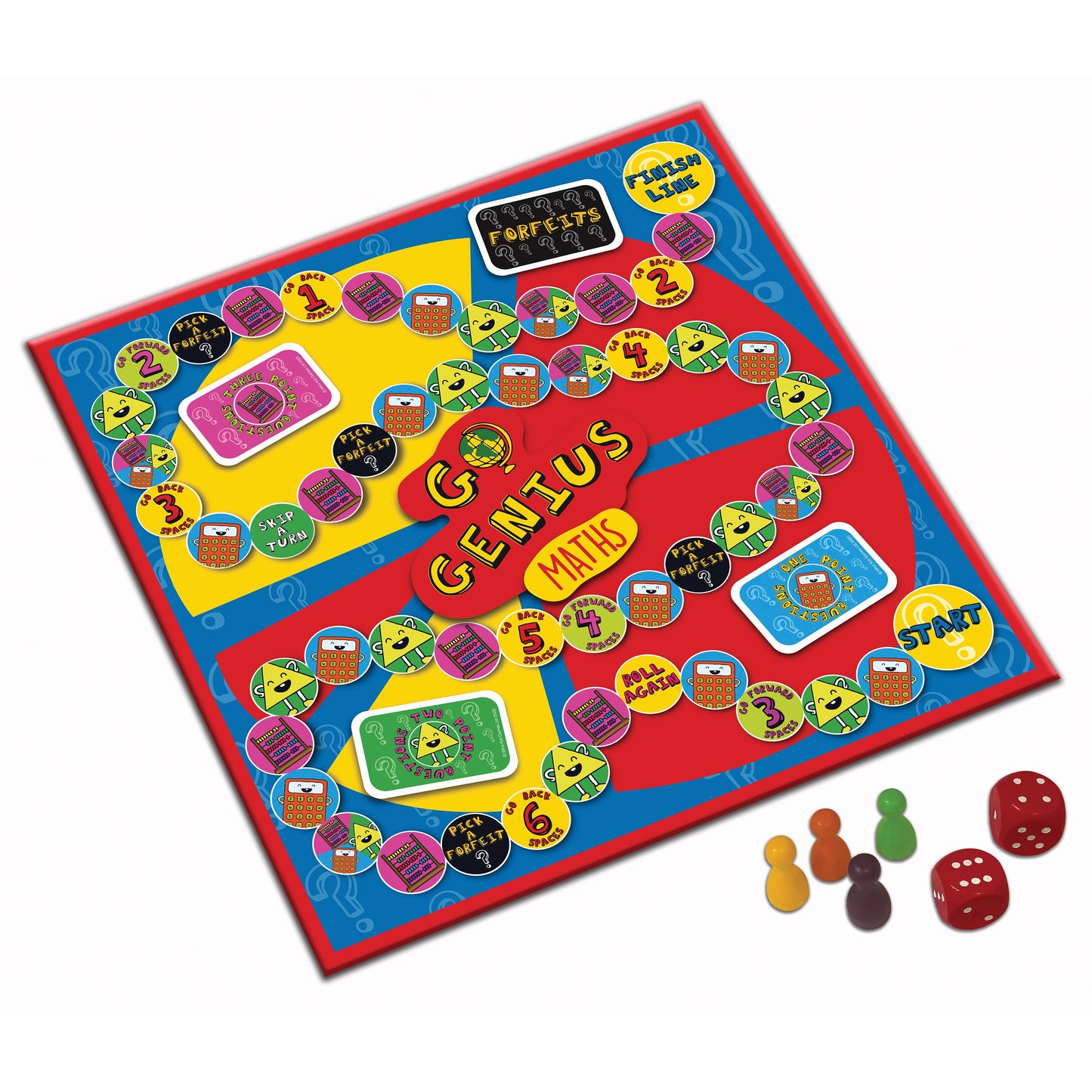Go Genius Maths - The Board Game - Winner GOTY