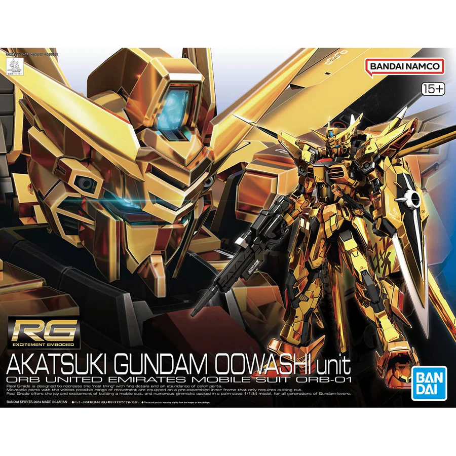 Bandai RG 1/144 Akatsuki Gundam Oowashi Unit Model Kit