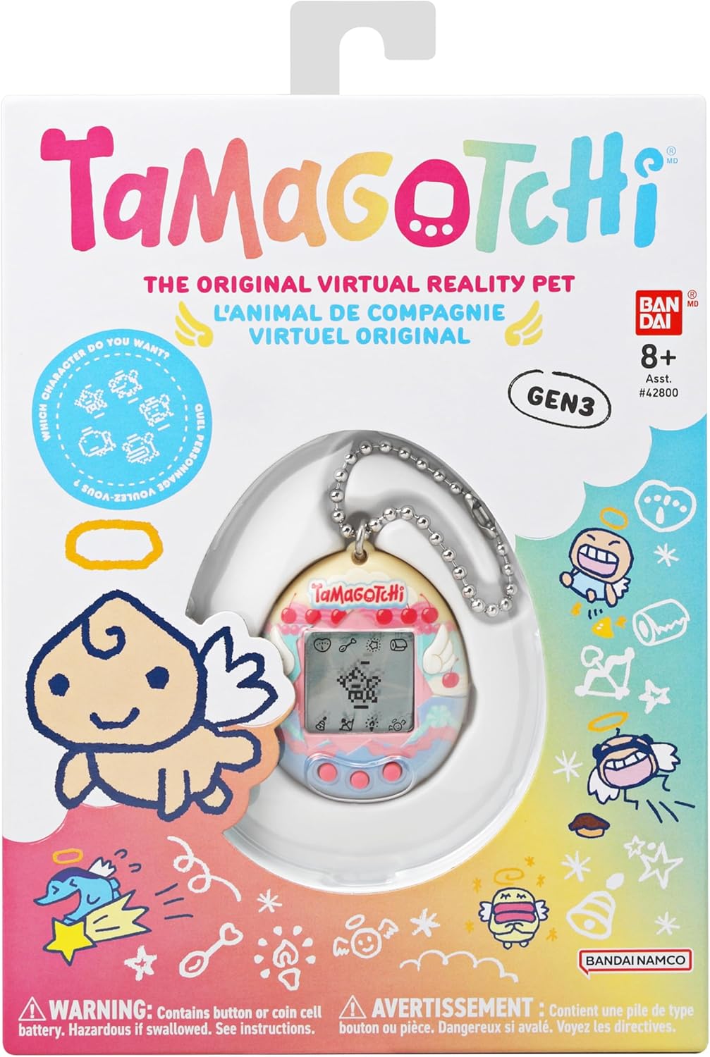 Genuine Bandai Tamagotchi Gen 3 - Angel Cake