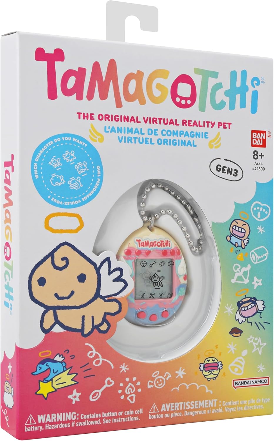 Genuine Bandai Tamagotchi Gen 3 - Angel Cake