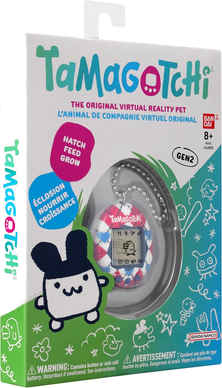 Genuine Bandai Tamagotchi Gen 2 - Argyle Heart