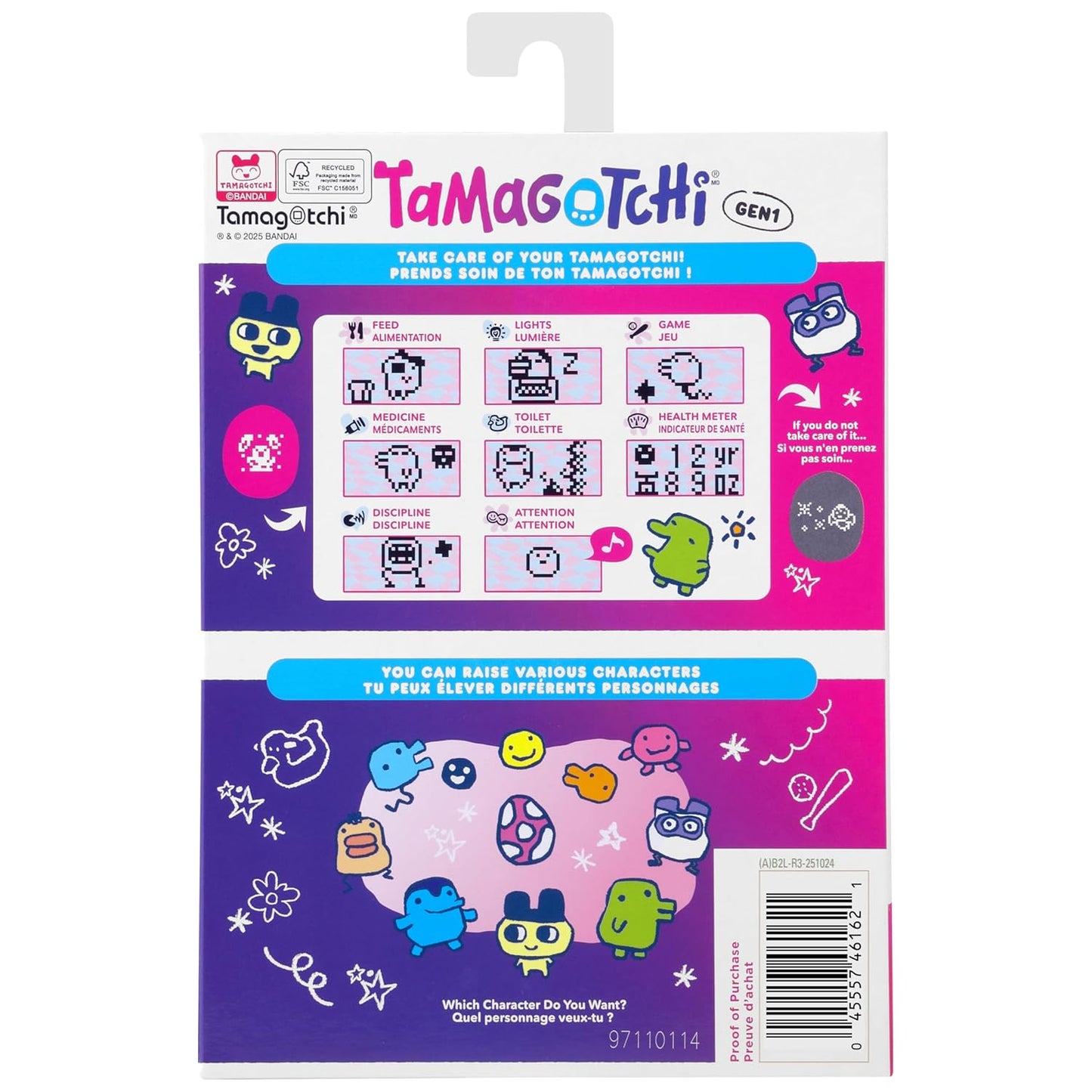 Genuine Bandai Tamagotchi Gen 1 - Avocado Mix