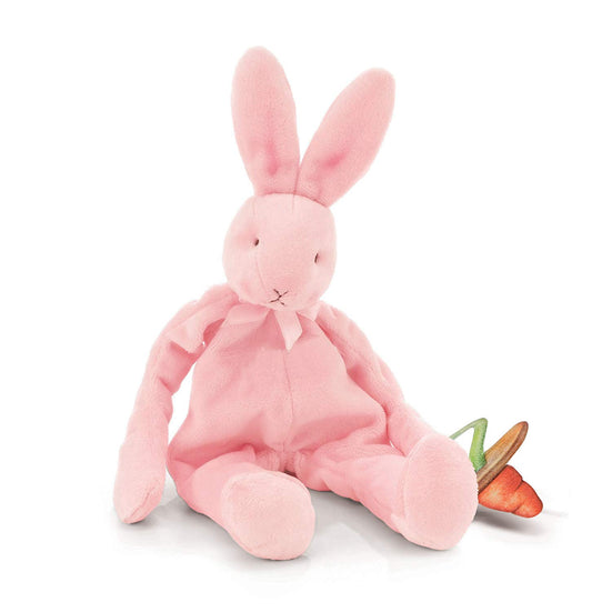 Bunnies By the Bay - Silly Buddy Bunny Super Soft Plush 25cm Dummy Holder Pink