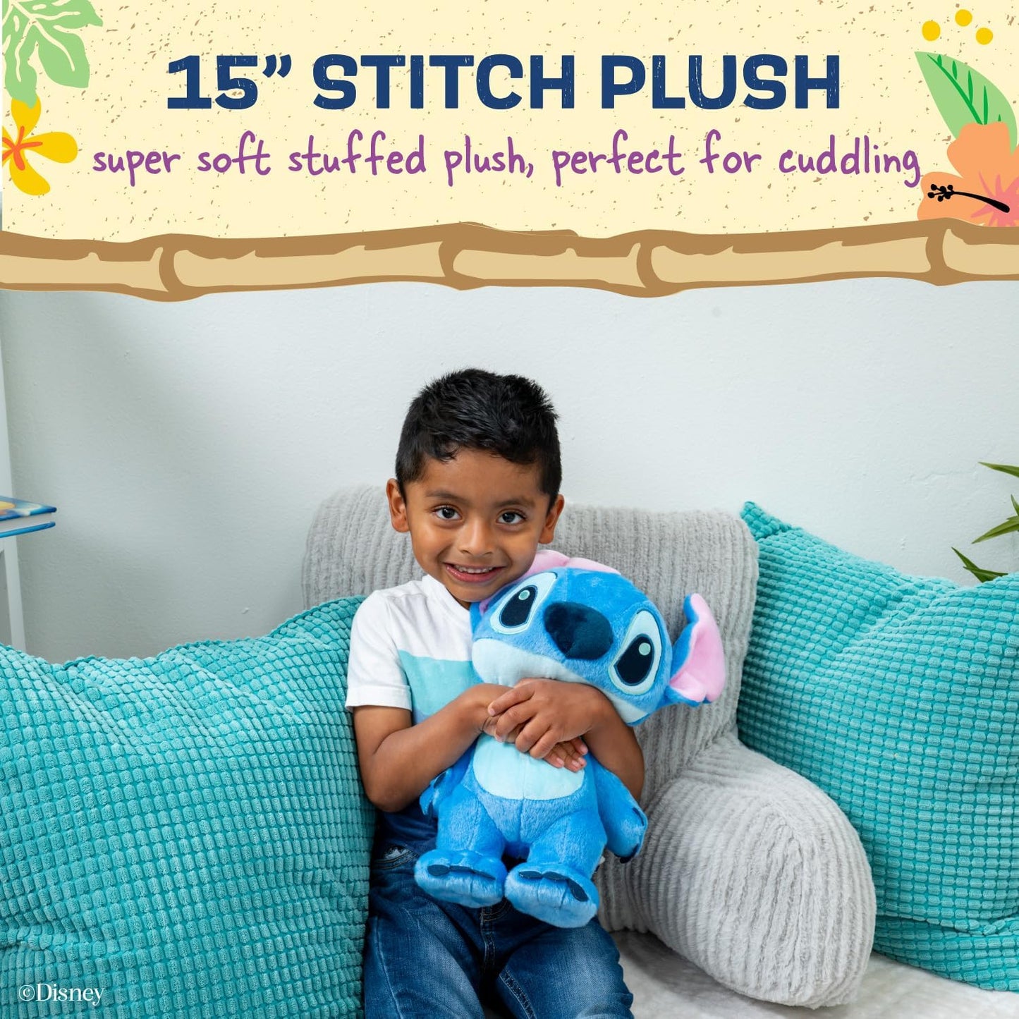 Disney Baby Stitch Standing Plush 38cm