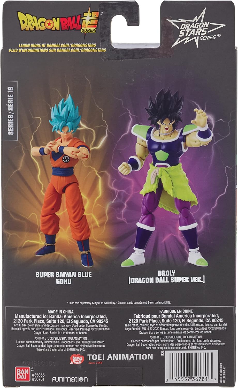 Bandai Dragon Ball Super: Dragon Stars Series - Broly 6.5" Action Figure