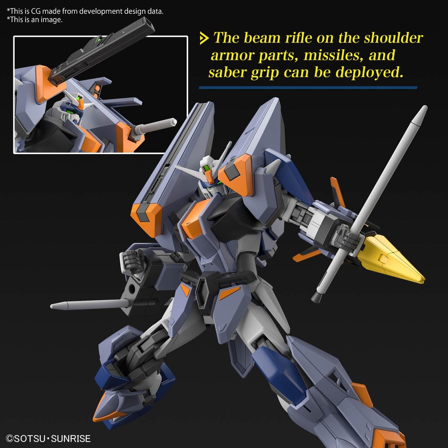 Bandai Gundam  - HG 1/144 Duel Blitz Gundam Model Kit