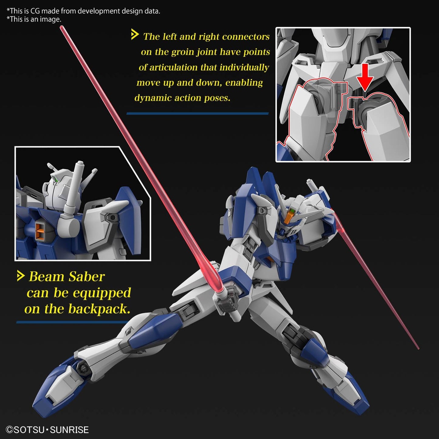 Bandai Gundam  - HG 1/144 Duel Blitz Gundam Model Kit