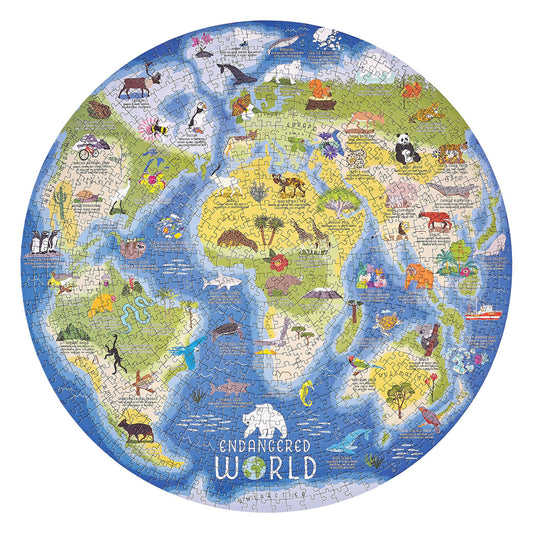 Ridley's Endangered World 1000Pc Jigsaw Puzzle 68cm