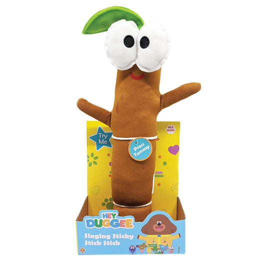 Hey Duggee Singing Sticky Stick Plush 25cm