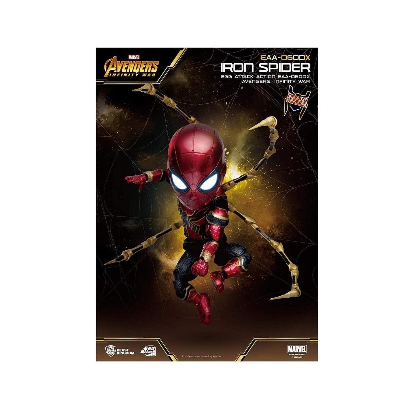 Beast Kingdom Egg Attack Action Avengers Infinity War Iron Spider Deluxe Figure